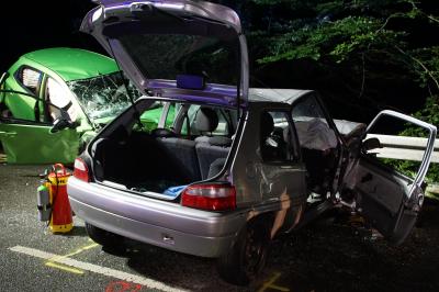 Messtetten: Schwerer Verkehrsunfall auf der L433 Zwei Personen Schwer Verletzt